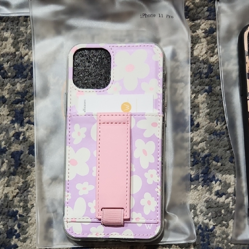 Floral Pink and White Phone Case for iPhone 11 Pro